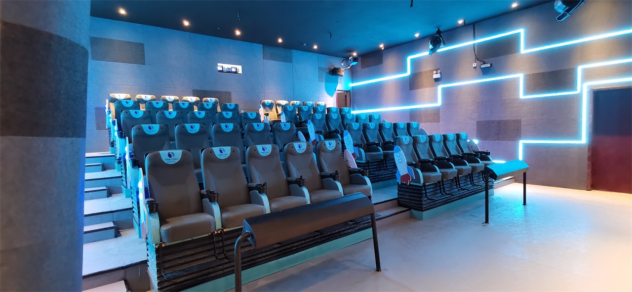 阿哩樂·河南安陽航天科普基地60座5D影院項目安裝完工